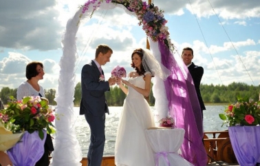 Свадьба на теплоходе в Москве